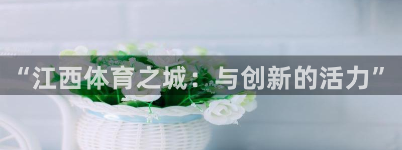 意昂体育4平台注册流程视频：“江西体育之城：与创新的