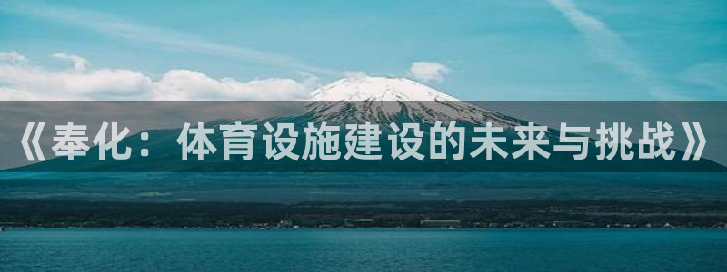 意昂体育4招商电话：《奉化：体育设施建设的未来与挑战》 