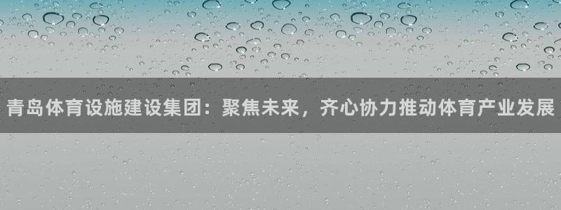 意昂体育4官方客服电话：青岛体育设施建设集团：聚焦未来，齐心