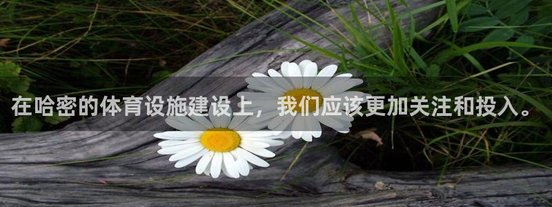 意昂4集团logo：在哈密的体育设施建设上，我们应该
