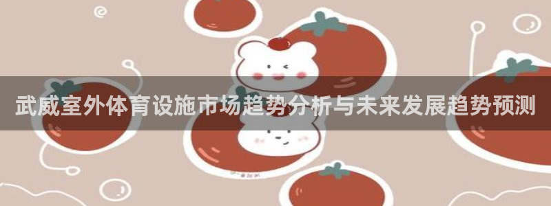 意昂体育4娱乐：武威室外体育设施市场趋势分析与未来发