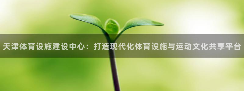 意昂体育4平台注册流程图：天津体育设施建设中心：打造现代化体