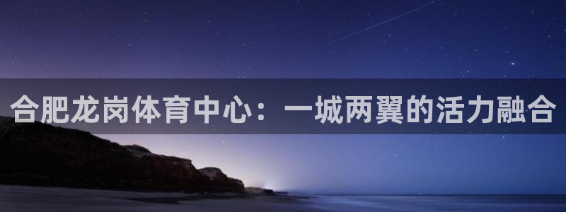 意昂体育4注册：合肥龙岗体育中心：一城两翼的活力融合