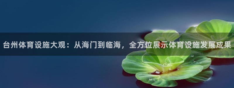 意昂体育4娱乐：台州体育设施大观：从海门到临海，全方位展示体 